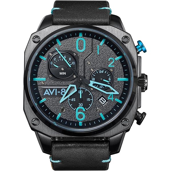 Amazon.com: AVI-8 Mens 43mm Hawker Hunter Duke Chronograph